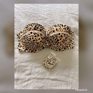 Cheetah bikini top